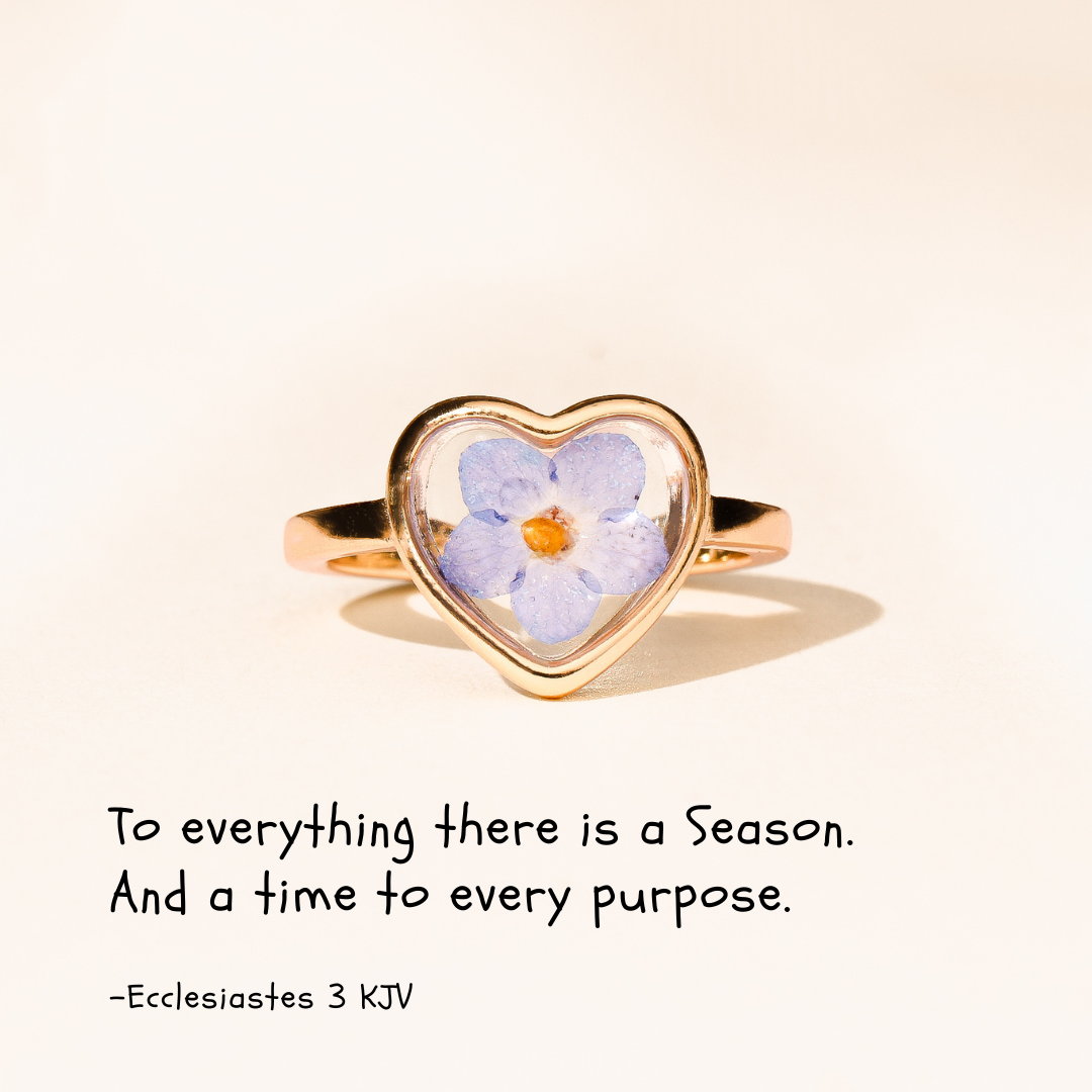 Your Season is Here! - Sterling Heart Ring