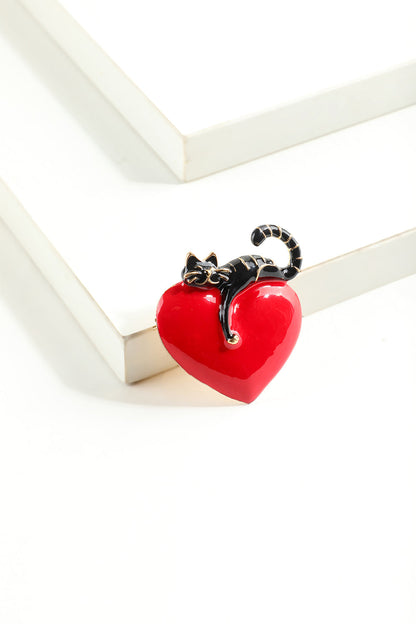 Love Cat Brooch