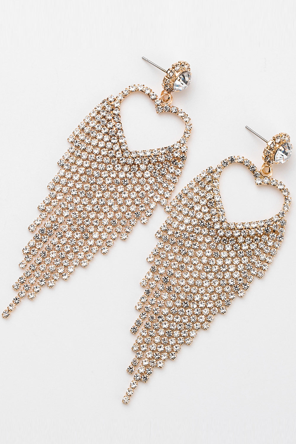 Rhinestone Sweetheart Earrings