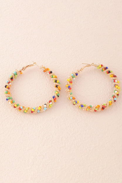 Colorful Loop Boho Style Earrings