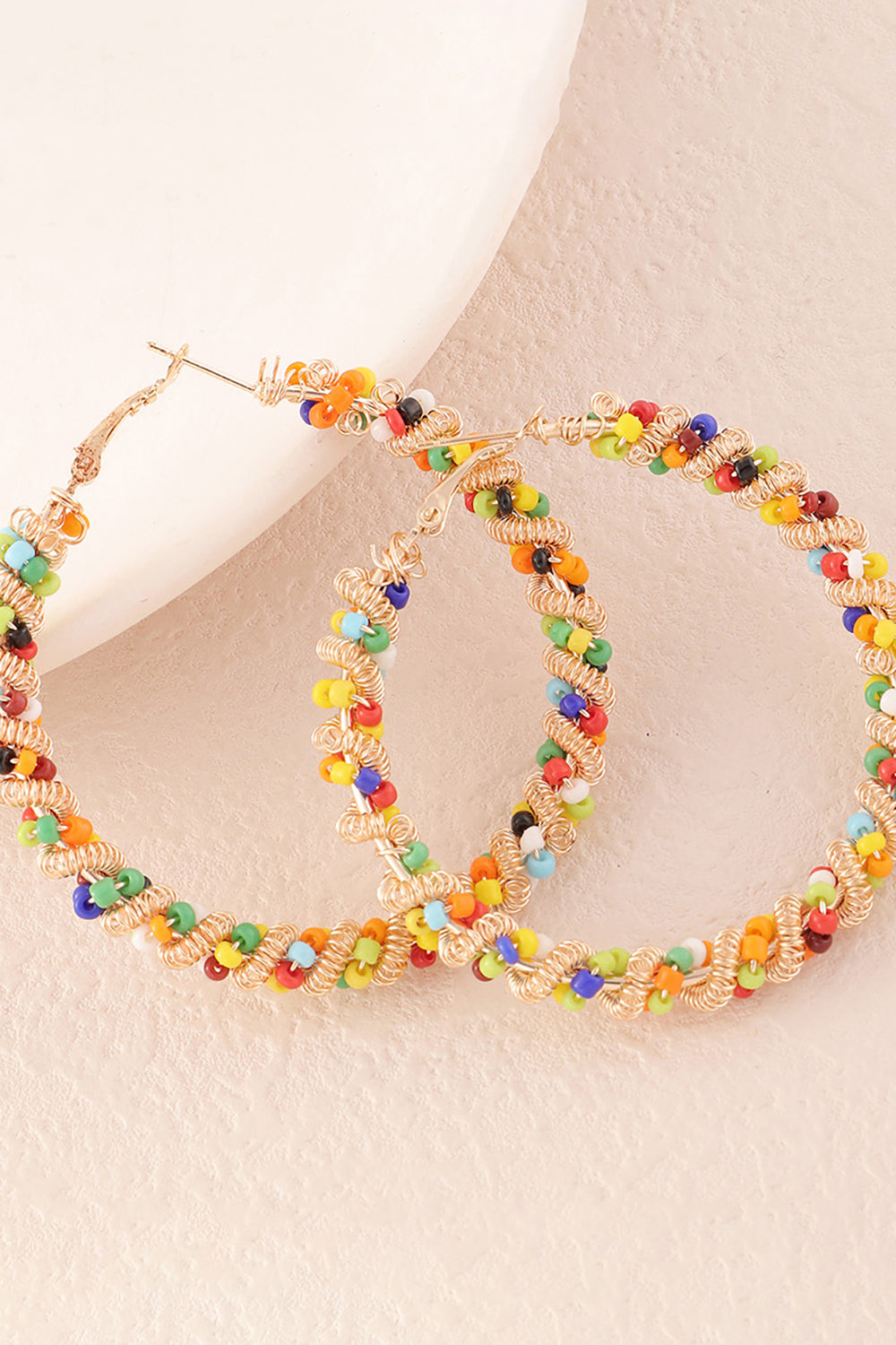 Colorful Loop Boho Style Earrings