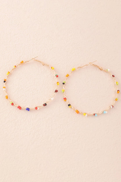 Colorful Loop Boho Style Earrings