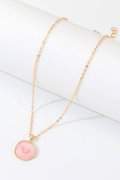 Golden Star Round Necklace