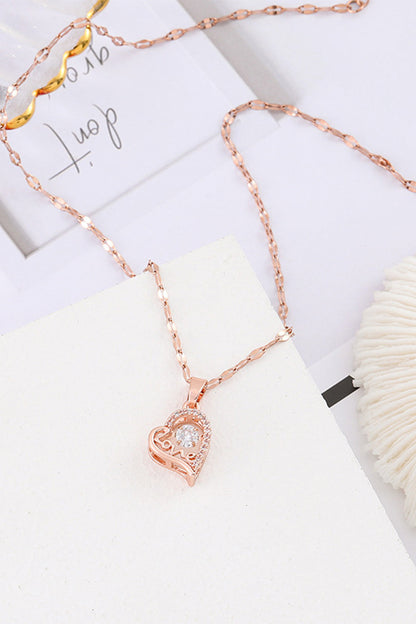 Love Heart Pendant Necklace