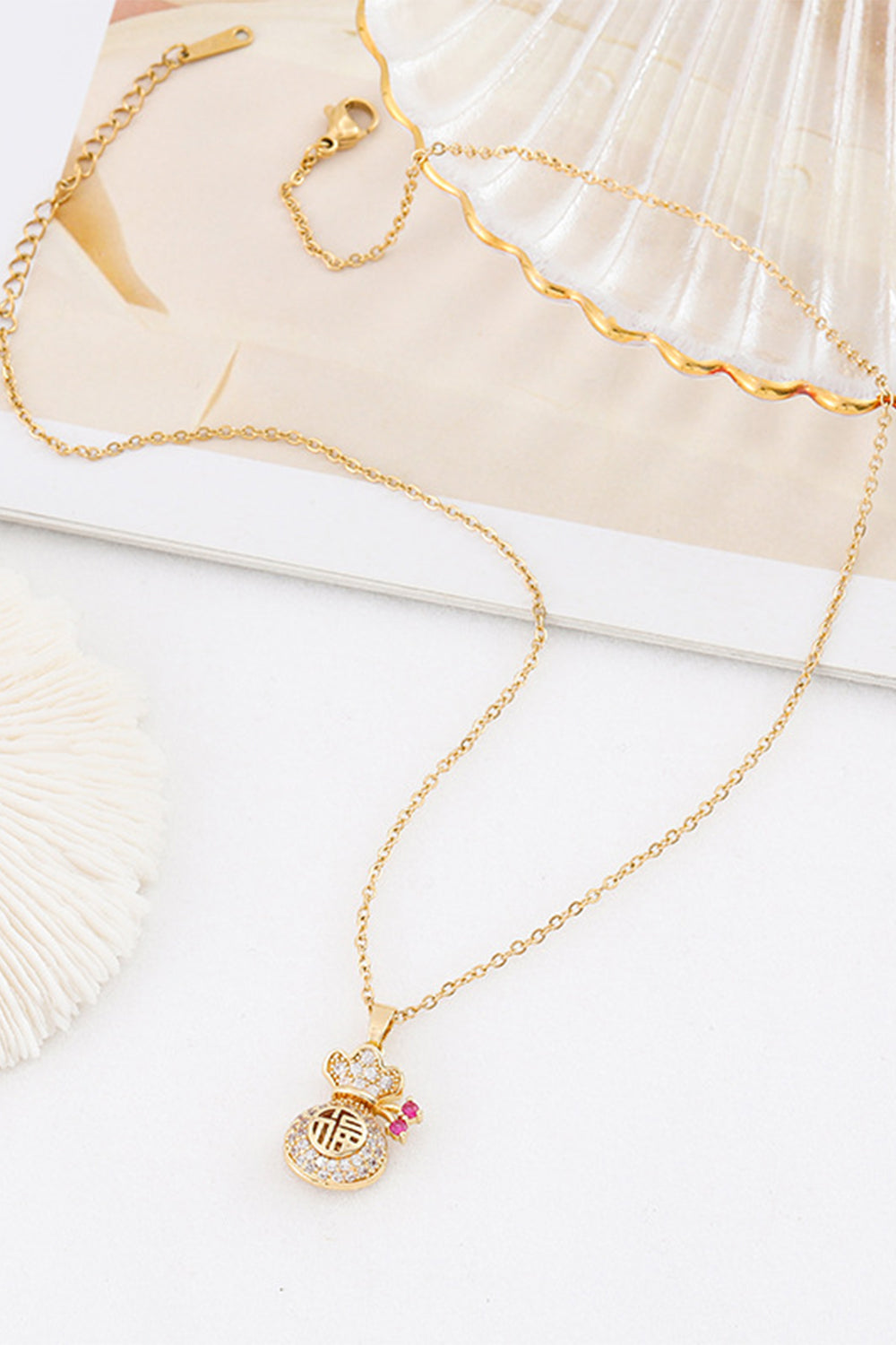 Golden Beading Necklace