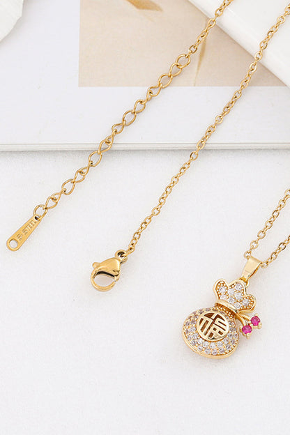 Golden Beading Necklace