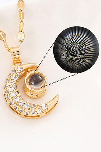 Golden Moon Necklace