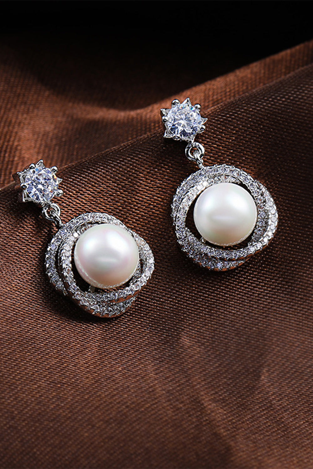 Beading Pearl Earrings