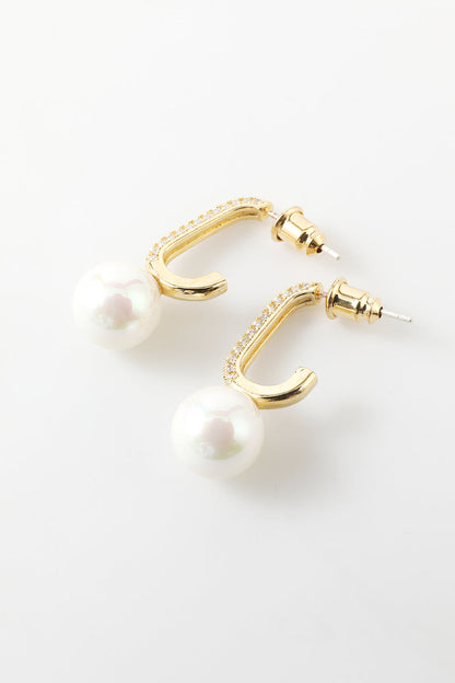 Pearl Water Drop Earrings