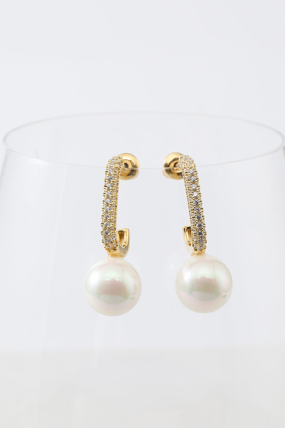 Pearl Water Drop Earrings