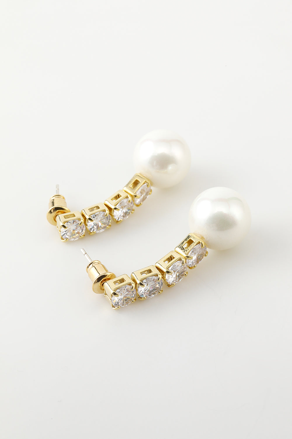 Crystal Pearl Earrings