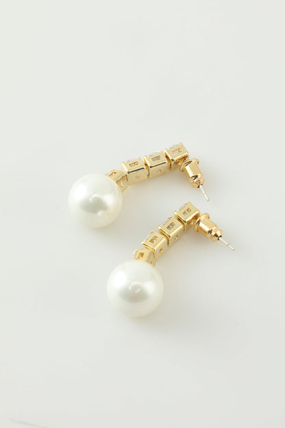 Crystal Pearl Earrings