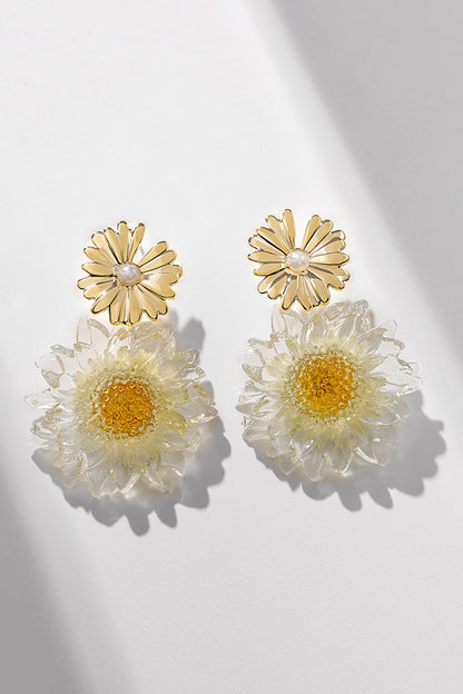 Simple Daisy Spring Summer Earrings