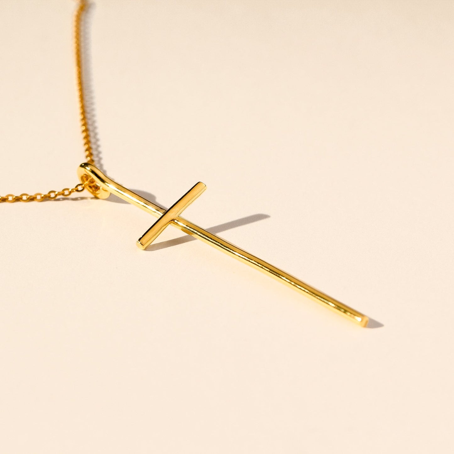 A Cross to Hold Onto - Sterling Necklace