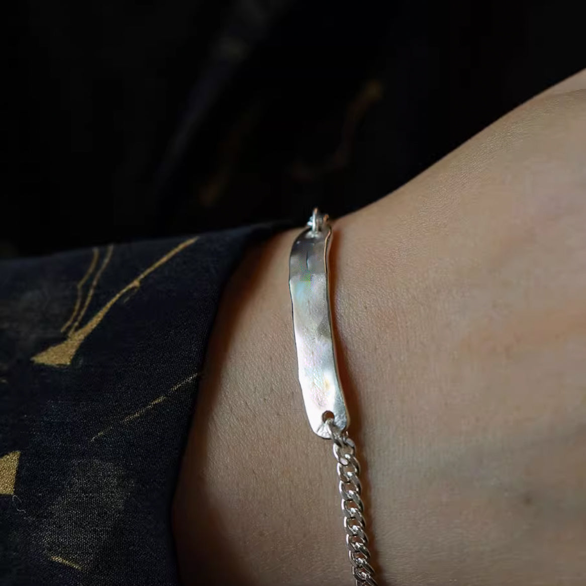 Custom Verse - Sterling Chain Bracelet