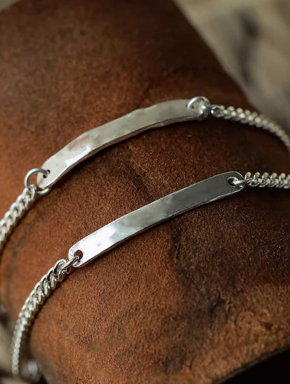 Custom Verse - Sterling Chain Bracelet