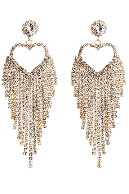 Rhinestone Sweetheart Earrings