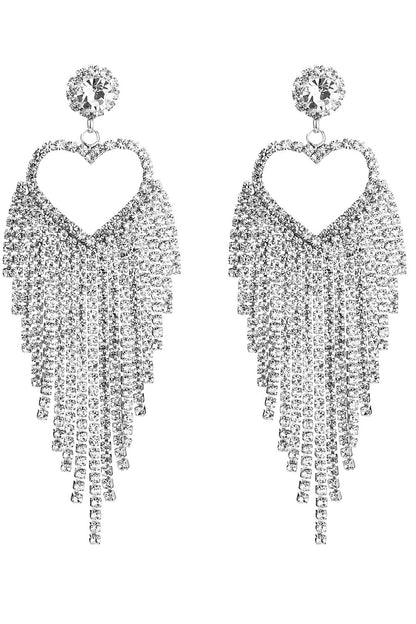 Rhinestone Sweetheart Earrings