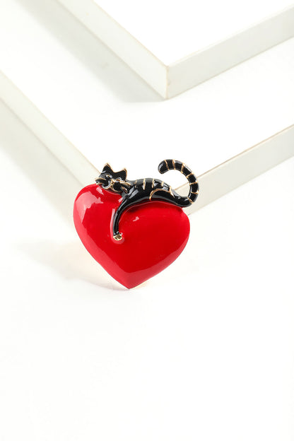 Love Cat Brooch