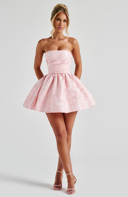 Salome Mini Dress - Blush