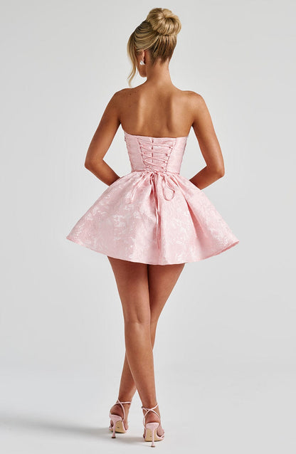 Salome Mini Dress - Blush