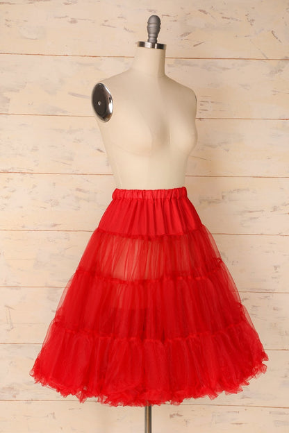 Tulle Red Petticoat