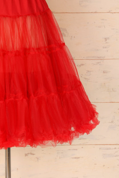 Tulle Red Petticoat